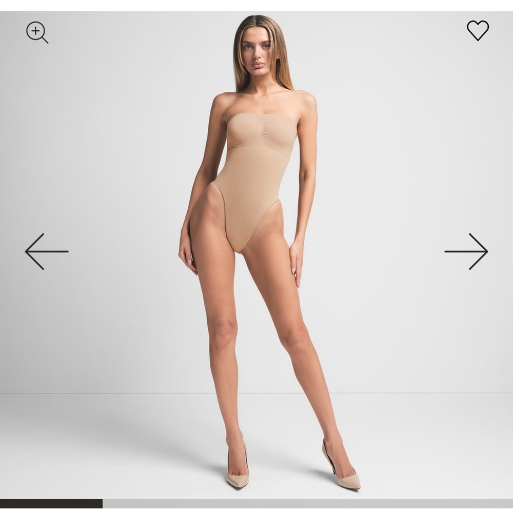 SKIMS Tan Shapewear Bodysuit